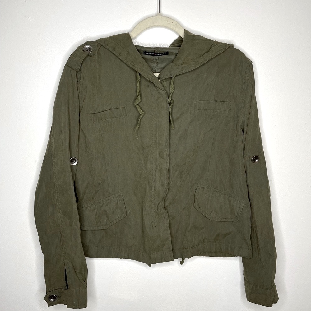 Brandy Melville Cropped Utility Jacket